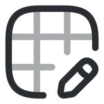 Grid Edit SVG Icon
